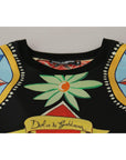 Dolce & Gabbana Glamourous Multicolor Silk Top