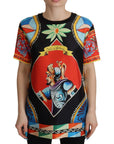 Dolce & Gabbana Glamourous Multicolor Silk Top