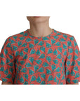 Dolce & Gabbana Chic Pink Sailboat Print Cotton Top