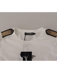 Dolce & Gabbana Elegant Floral Crewneck Cotton Tee