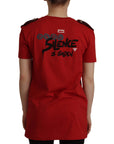Dolce & Gabbana Elegant Red Crewneck Cotton Tee