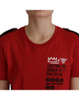 Dolce & Gabbana Elegant Red Crewneck Cotton Tee