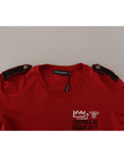 Dolce & Gabbana Elegant Red Crewneck Cotton Tee
