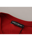 Dolce & Gabbana Elegant Red Crewneck Cotton Tee