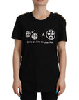 Dolce & Gabbana Chic Black Logo Cotton Tee for Women