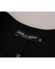 Dolce & Gabbana Chic Black Logo Cotton Tee for Women