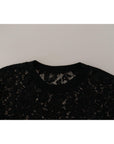 Dolce & Gabbana Elegant Black Long Sleeve Blouse Top