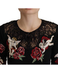 Dolce & Gabbana Embroidered Angel Cardigan Sweater
