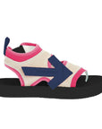 Off-White Fuchsia Neoprene Suede Sandals