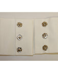 Dolce & Gabbana Embellished Snap Button Waist Belt