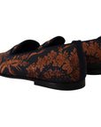 Dolce & Gabbana Elegant Floral Slip-On Loafers