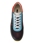 Dolce & Gabbana Multicolor Leather-Blend Low Top Sneakers