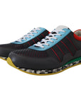 Dolce & Gabbana Multicolor Leather-Blend Low Top Sneakers