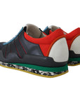 Dolce & Gabbana Multicolor Leather-Blend Low Top Sneakers