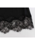Dolce & Gabbana Elegant Silk Floral Lace Babydoll Chemise