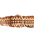 Dolce & Gabbana Elegant Beaded Raffia Waist Belt