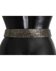 Dolce & Gabbana Embellished Sequined Wide Waist Belt