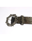 Dolce & Gabbana Embellished Sequined Wide Waist Belt
