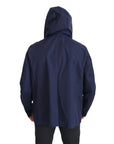 Dolce & Gabbana Elegant Double-Breasted Blue Parka Jacket