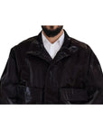 Dolce & Gabbana Elegant Bordeaux Collared Jacket