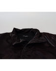 Dolce & Gabbana Elegant Bordeaux Collared Jacket
