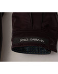 Dolce & Gabbana Elegant Bordeaux Collared Jacket