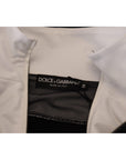 Dolce & Gabbana Elegant Black Bomber Jacket with Hood