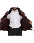 Dolce & Gabbana Elegant Bordeaux Full Zip Hooded Jacket