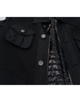 Dolce & Gabbana Elegant Full Zip Black Wool Blend Jacket