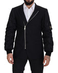 Dolce & Gabbana Elegant Black Virgin Wool Jacket