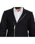 Dolce & Gabbana Elegant Black Virgin Wool Jacket