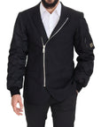 Dolce & Gabbana Elegant Black Virgin Wool Jacket