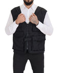 Dolce & Gabbana Elegant Sleeveless Vest Jacket in Black