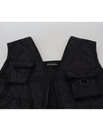 Dolce & Gabbana Elegant Sleeveless Vest Jacket in Black