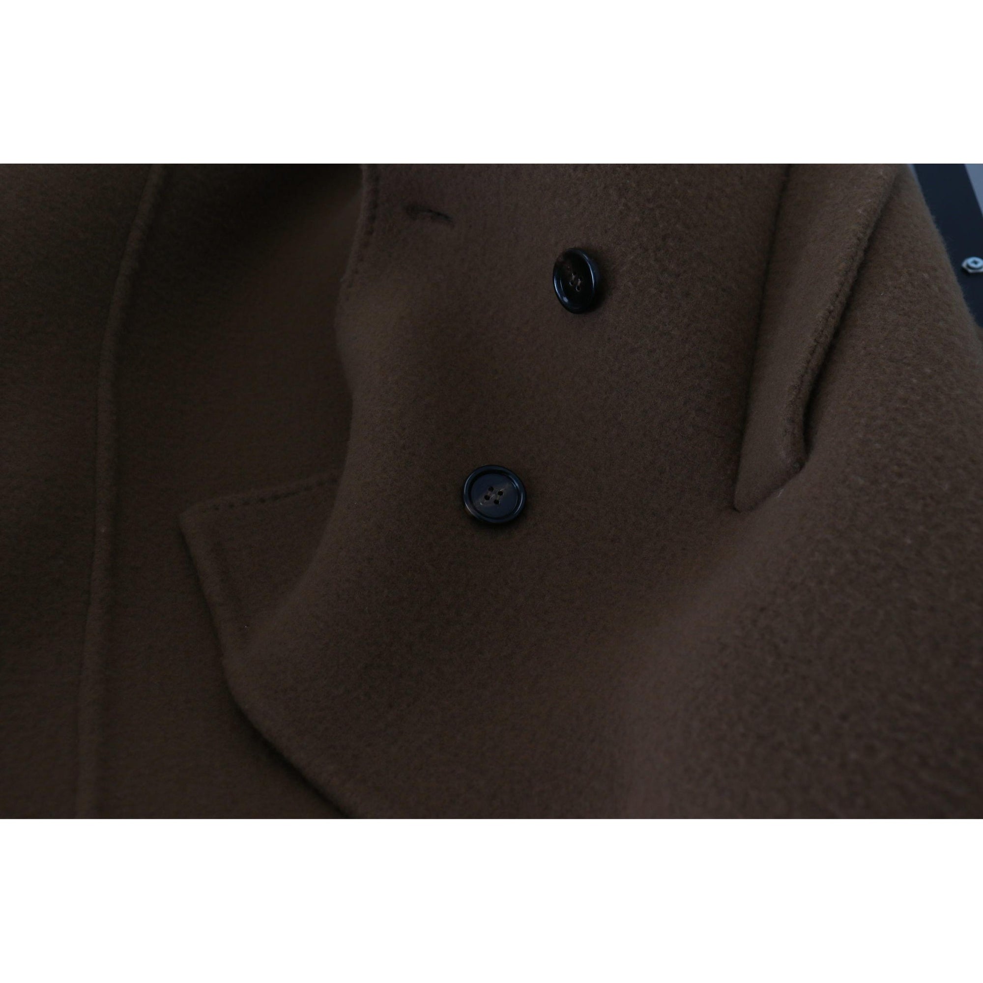 Dolce & Gabbana Elegant Double Breasted Brown Jacket