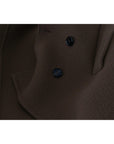 Dolce & Gabbana Elegant Double Breasted Brown Jacket