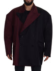 Dolce & Gabbana Elegant Bordeaux Double-Breasted Jacket