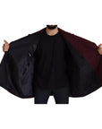 Dolce & Gabbana Elegant Bordeaux Double-Breasted Jacket