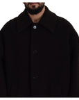 Dolce & Gabbana Elegant Black Alpaca Wool Blend Jacket