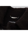 Dolce & Gabbana Elegant Black Alpaca Wool Blend Jacket