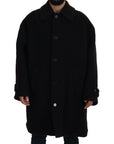 Dolce & Gabbana Elegant Black Alpaca Wool Blend Jacket