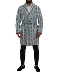 Dolce & Gabbana Elegant Floral Cotton Jacket Robe