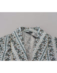 Dolce & Gabbana Elegant Floral Cotton Jacket Robe
