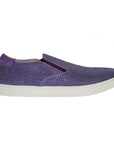 Dolce & Gabbana Elegant Purple Strass Fashion Sneakers
