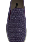 Dolce & Gabbana Elegant Purple Strass Fashion Sneakers