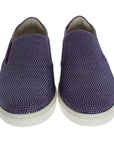 Dolce & Gabbana Elegant Purple Strass Fashion Sneakers