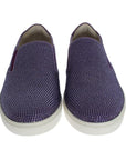 Dolce & Gabbana Elegant Purple Strass Fashion Sneakers
