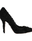 Dolce & Gabbana Elegant Pumps in Luxe Xiangao Fur Leather