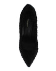 Dolce & Gabbana Elegant Pumps in Luxe Xiangao Fur Leather