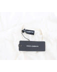 Dolce & Gabbana Elegant White Cashmere Sweater